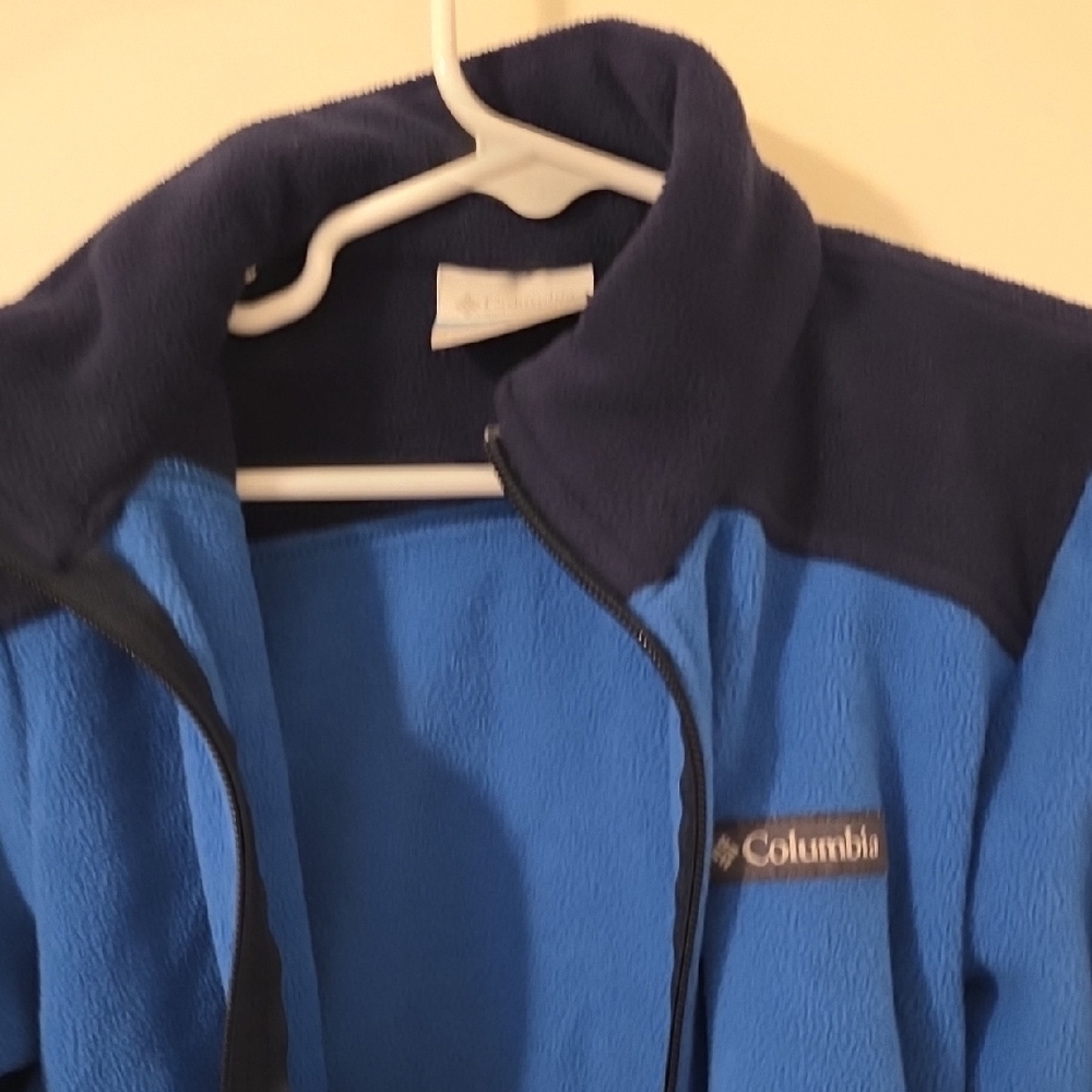 Columbia Kids Two-Tone Blue Fleece Jacket